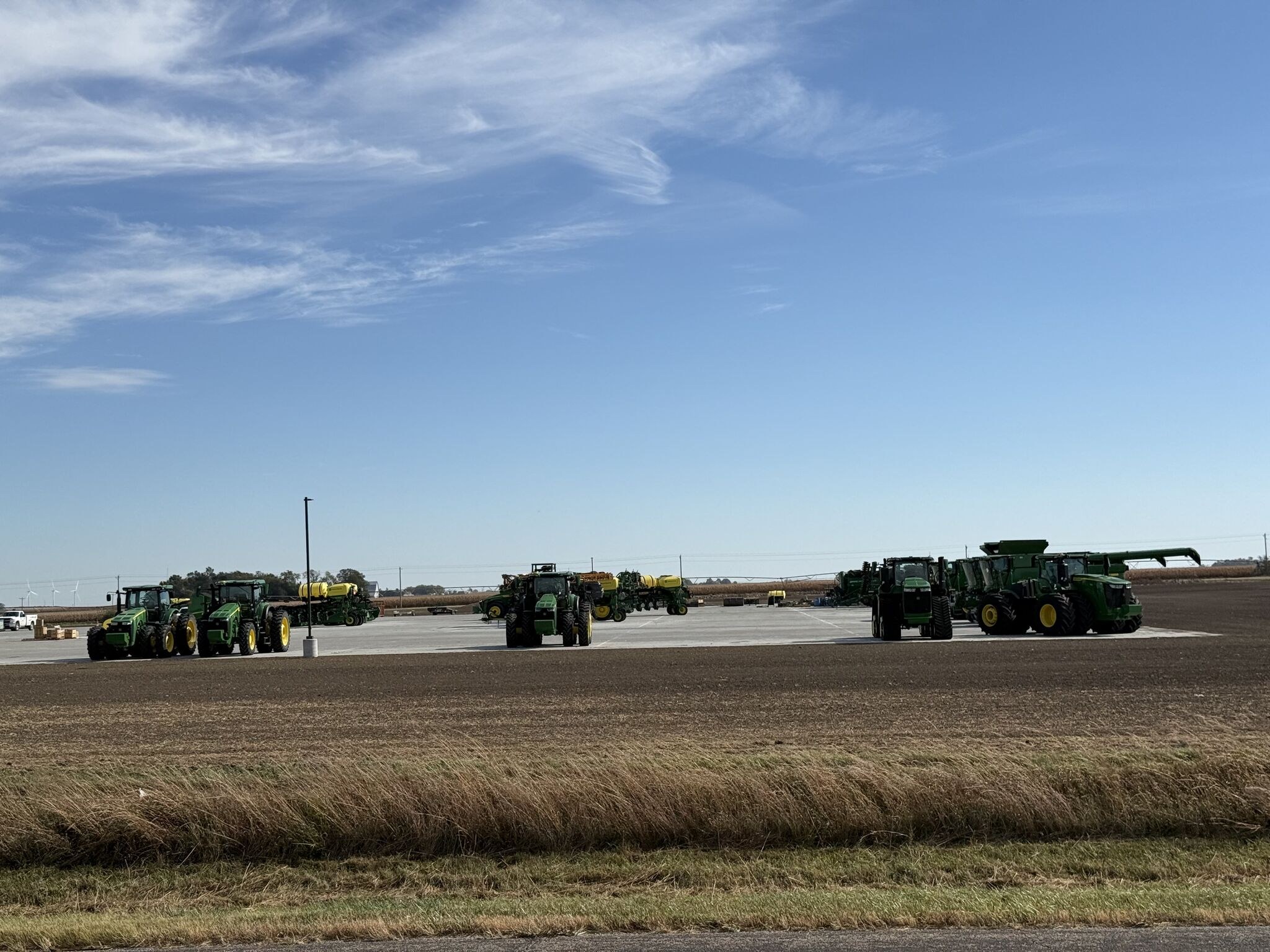 RCC surface used for equipment staging