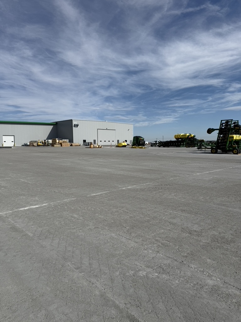 RCC surface at a commercial equipment facility