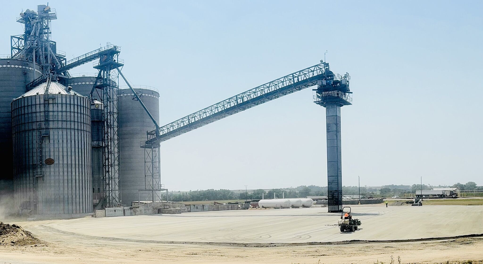 RCC grain facility surface