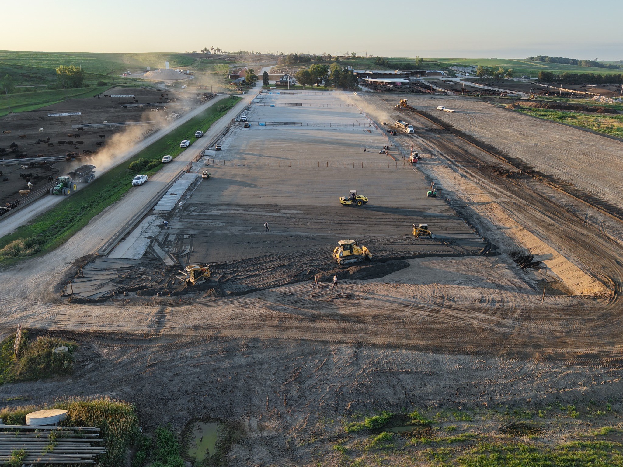 RCC construction aerial